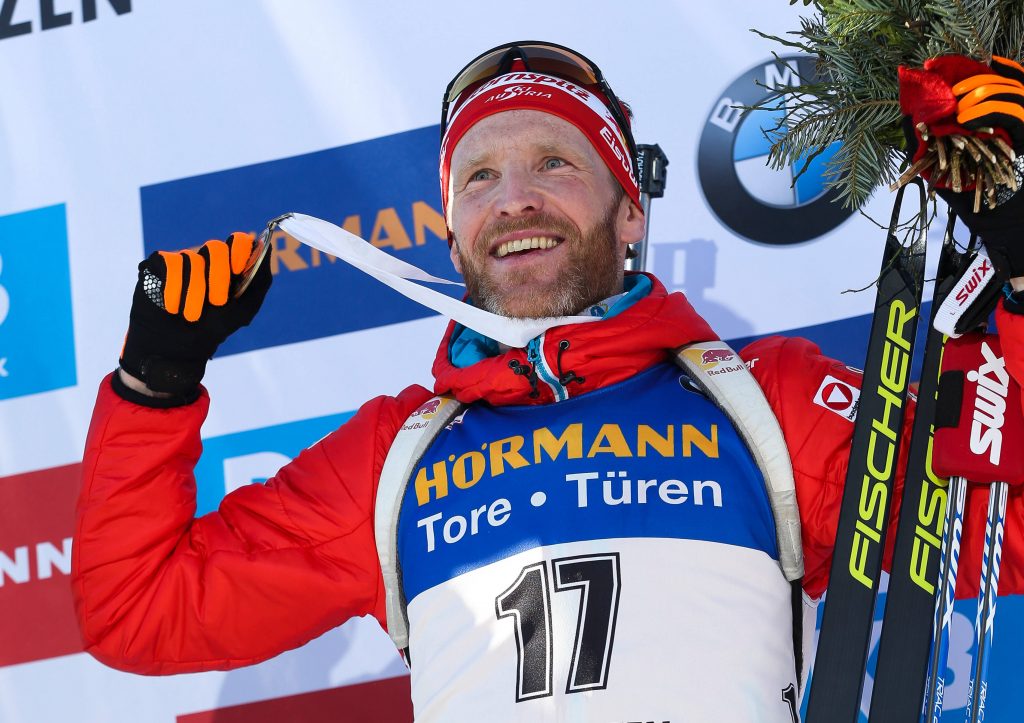 Biathleten aus Österreich Simon Eder