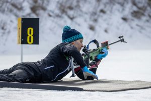 Biathlon Schießen Liegendschießen